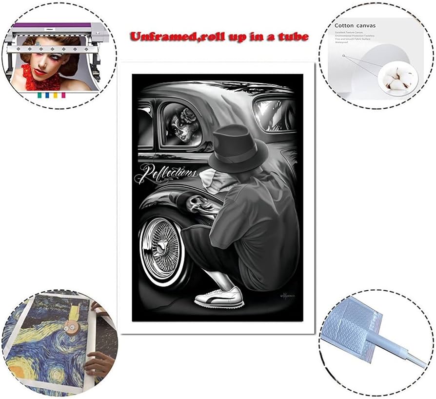 Amazon.co.jp: BKE DGA 死者の日 ローライダー クラシック スカル 反射