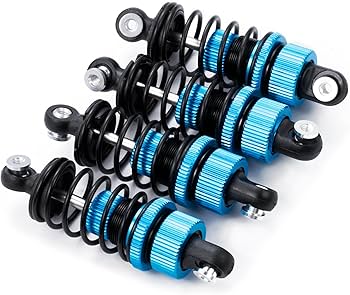 Amazon.co.jp: TRZX 4個 RC の衝撃の前部及び後部衝撃吸収材のダンパー