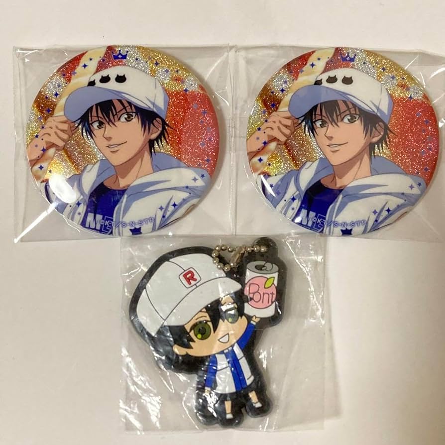 新テニスの王子様 暇光一隅 缶バッジ 越前リョーマ まとめ売り 予約