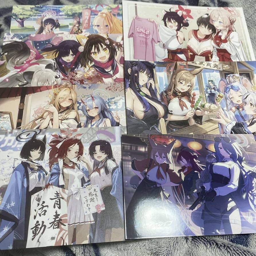 Amazon.co.jp: ブルアカ ブルアカ 3周年 ポストカード セット : おもちゃ