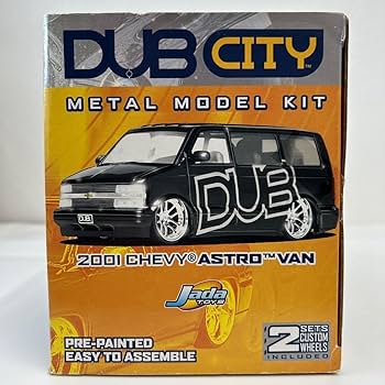 Amazon | 未開封 Jada TOYS DUB CITY 1/24 CHEVY ASTRO VAN 2001 Black