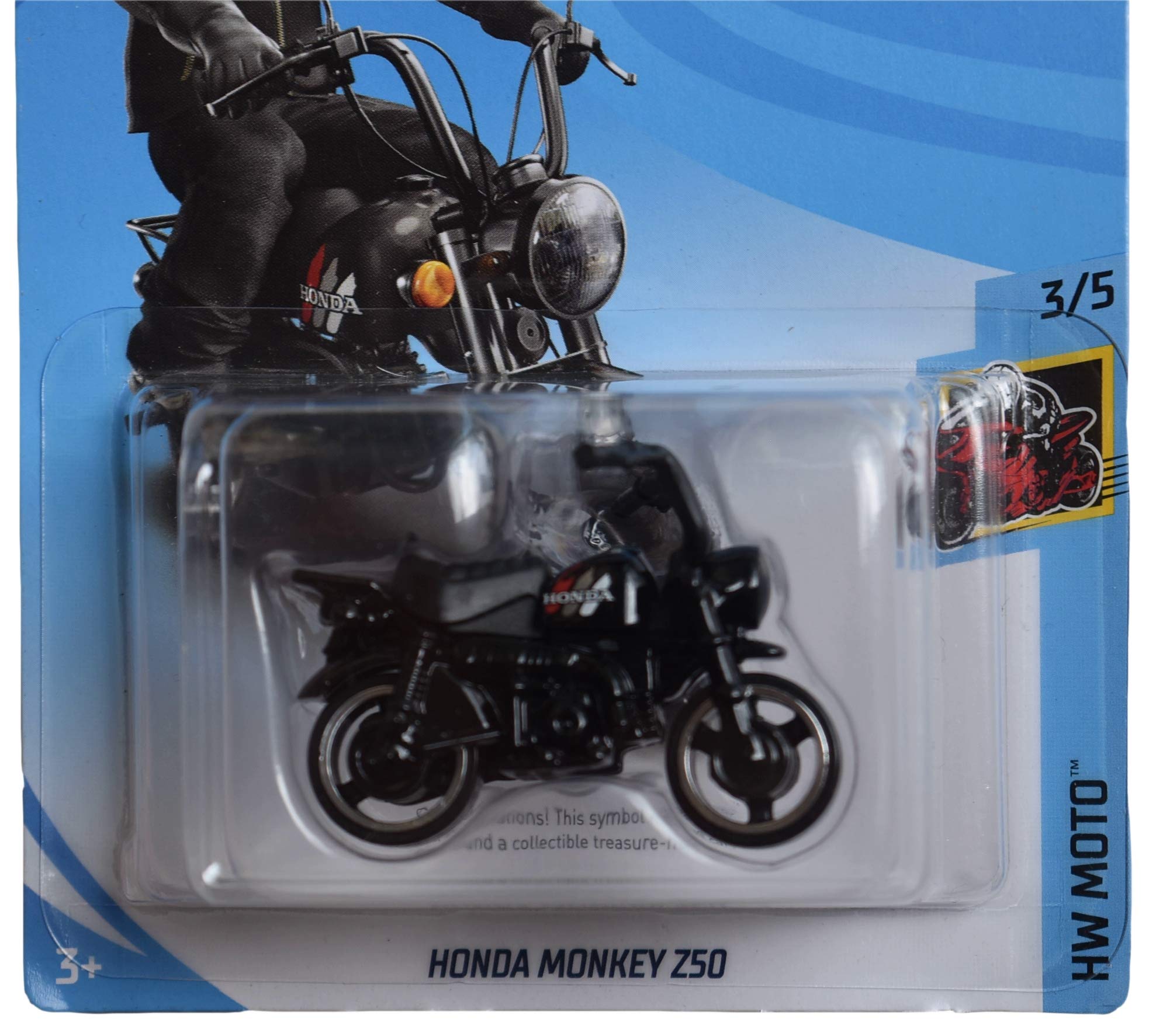 Amazon.com: Hot Wheels Moto Series 3/5 Honda Monkey Z50 115/250
