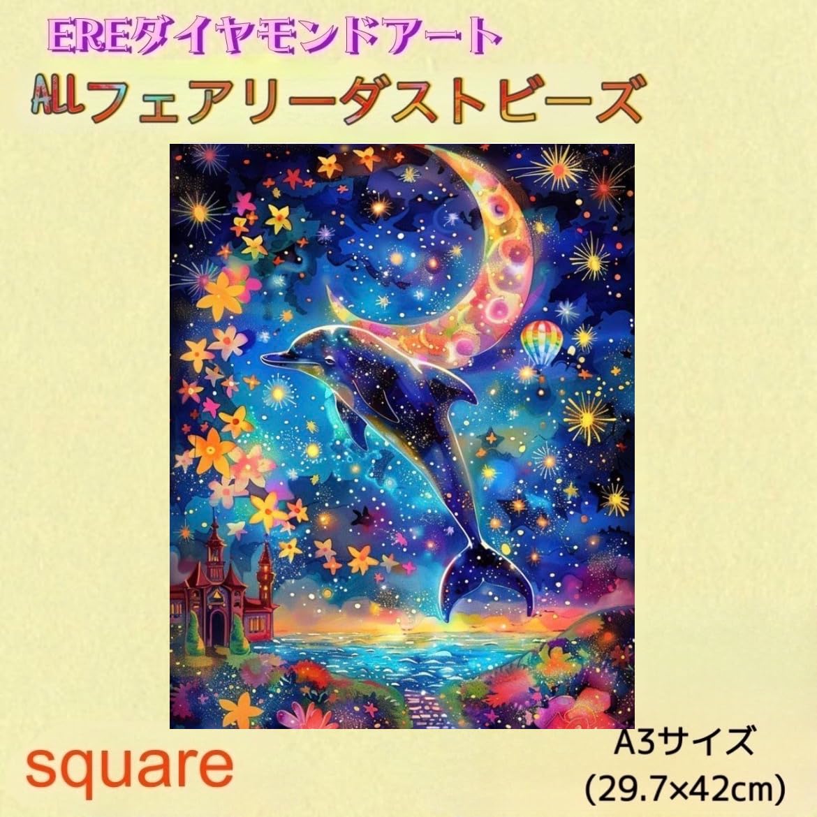 Amazon | ALLフェアリーダストビーズ ダイヤモンドアートキット A3