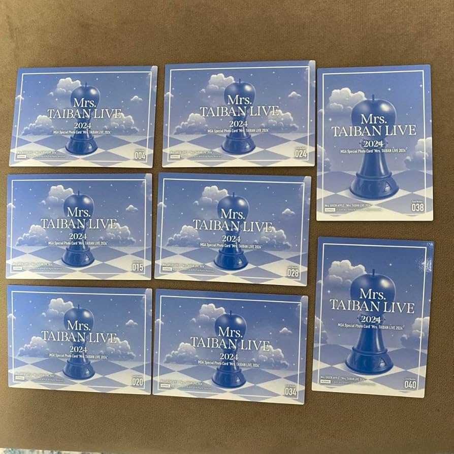 Amazon.co.jp: ミセスグリーンアップル フォトカード 混合8枚セット