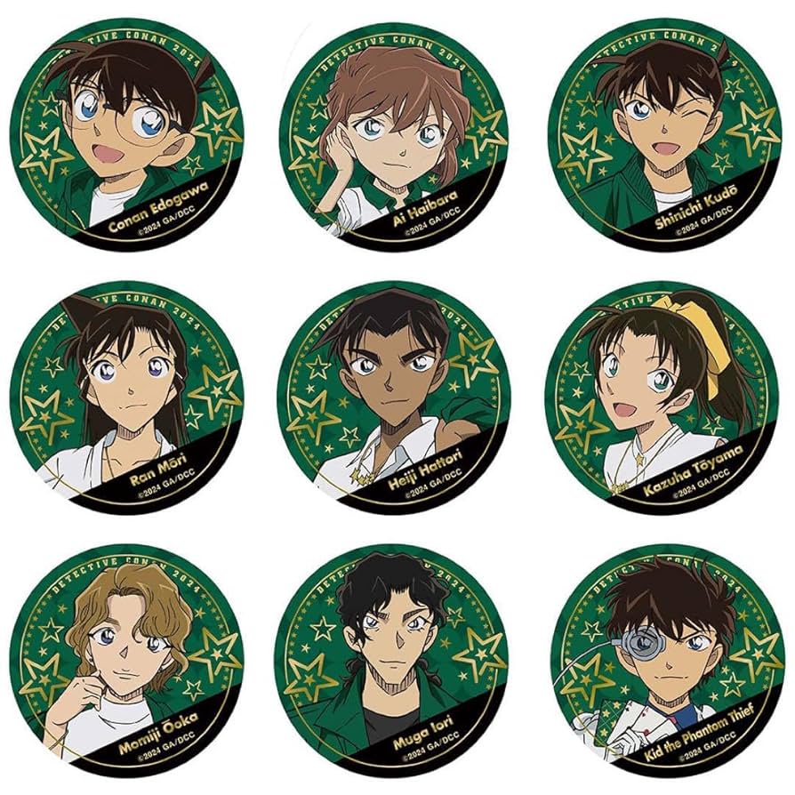 名探偵コナン キャラバッジコレクション B.平次がいっぱいコンプリート