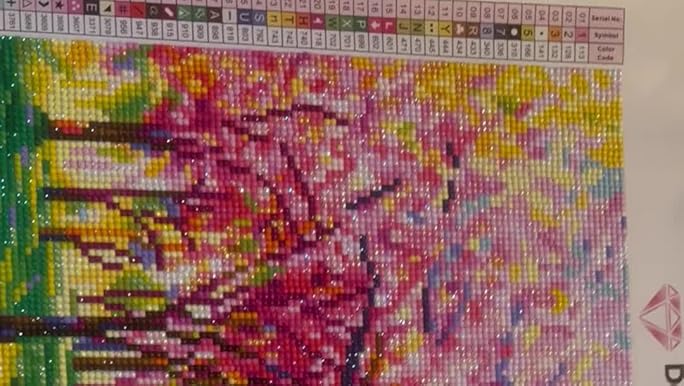 Amazon.com: DIAMOND ART CLUB Cherry Blossom Trees Diamond Painting
