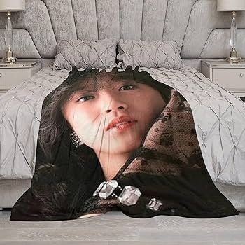 Amazon｜大判 毛布 中森明菜 (18) フランネル ブランケット 両面