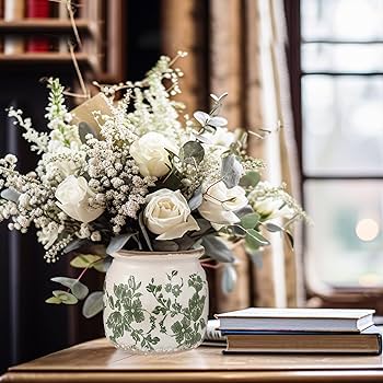 Amazon.com : Ninehaoou Vintage Planter Large Ceramic Plants Pot