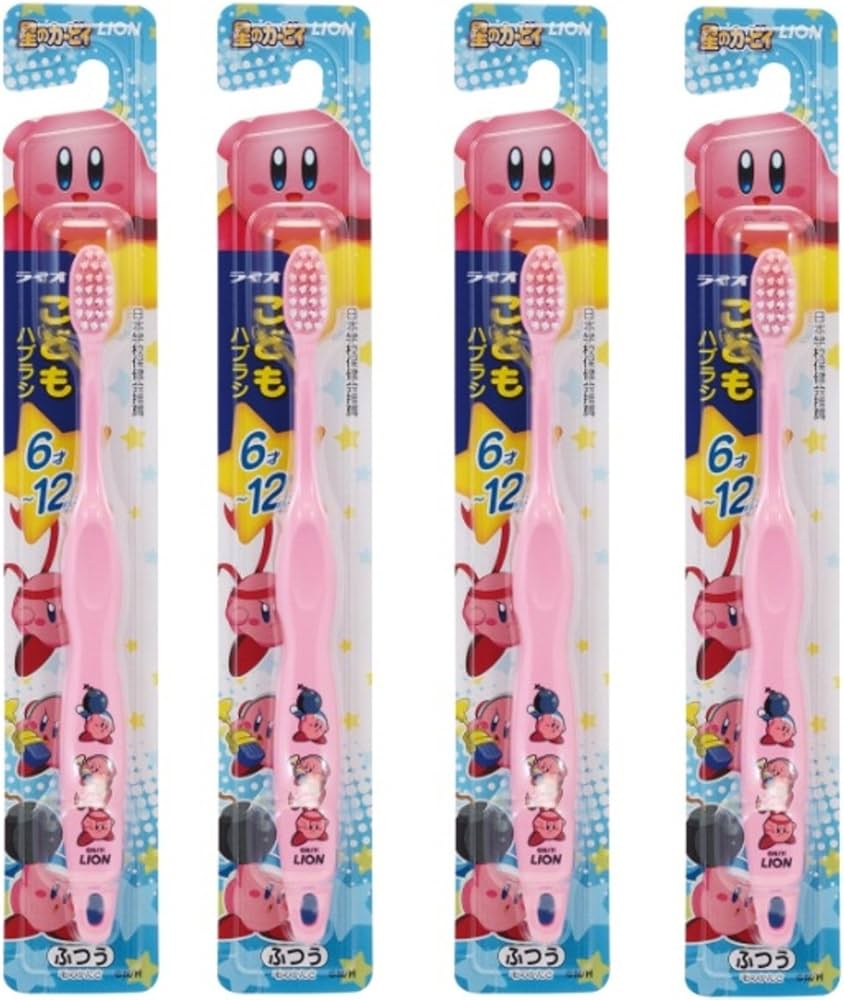 Amazon.co.jp: ライオン こどもハブラシ 6-12才用 星のカービィ ピンク