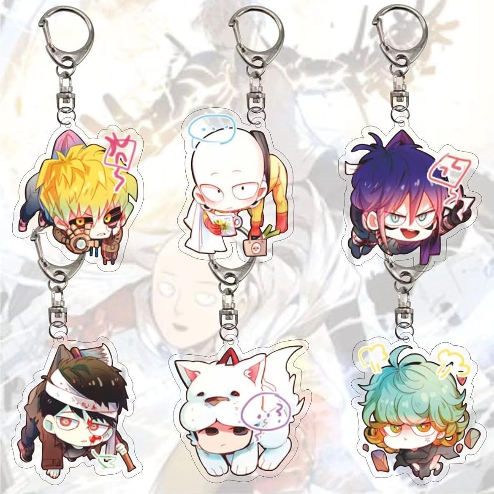 Amazon.co.jp: [WURBU] ワンパンマン キーホルダー サイタマ ジェノス