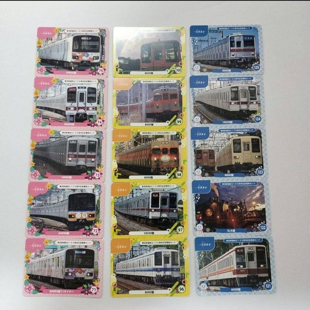 Amazon.co.jp: 東武鉄道創立125周年記念電車カード 東武東上線 TJ