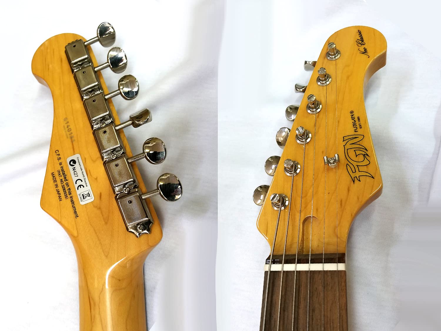 Amazon | 長期在庫品の為アウトレット フジゲン ストラトキャスター