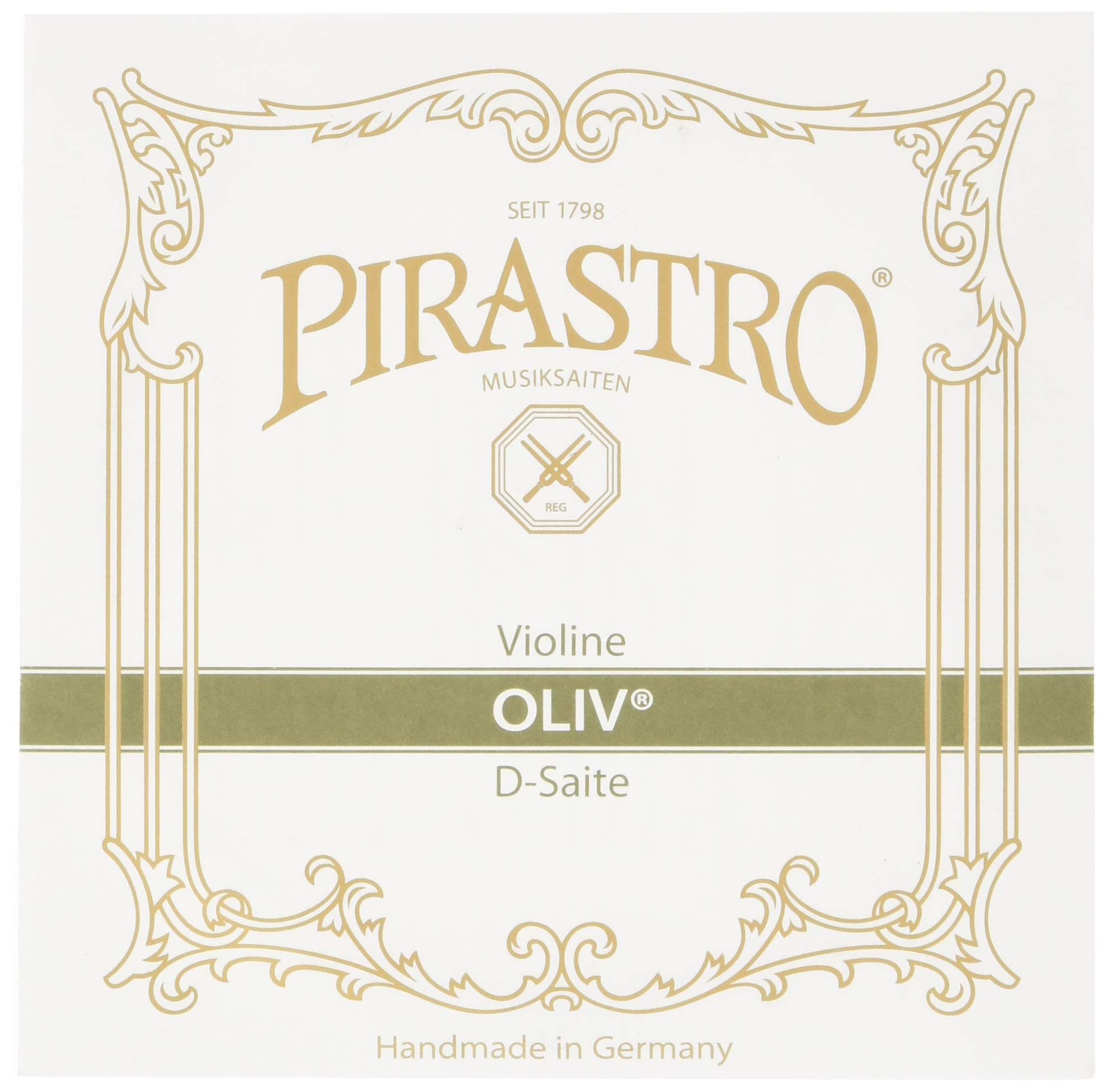 Amazon.co.jp: PIRASTROオリーブ 4/4 (M) D #2113 Vn弦 パッケージ