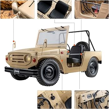 Amazon.co.jp: FMS 1：6 LJ10 ジムニーRCクローラー、レトロな