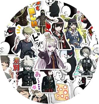 Amazon.co.jp: ダンガンロンパ ステッカー 108枚（54*2）七海千秋 狛枝