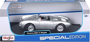 Amazon.com: Maisto 1:18 Scale Porsche 550A Spyder Diecast Vehicle