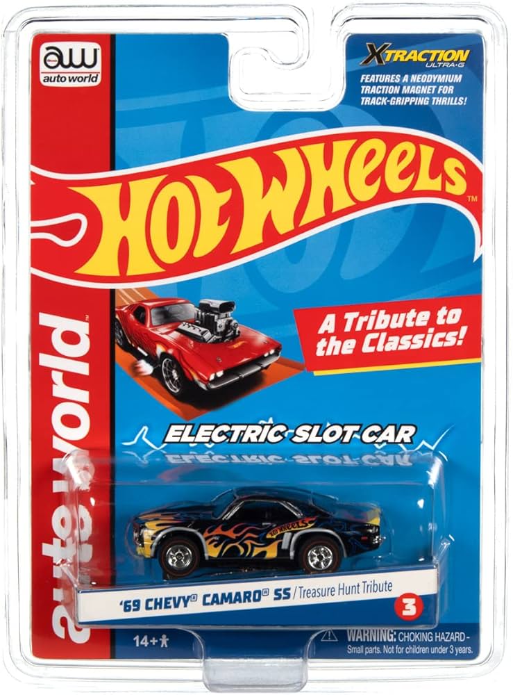 Amazon.com: Auto World Hot Wheels Flames Xtraction - 1969 Camaro