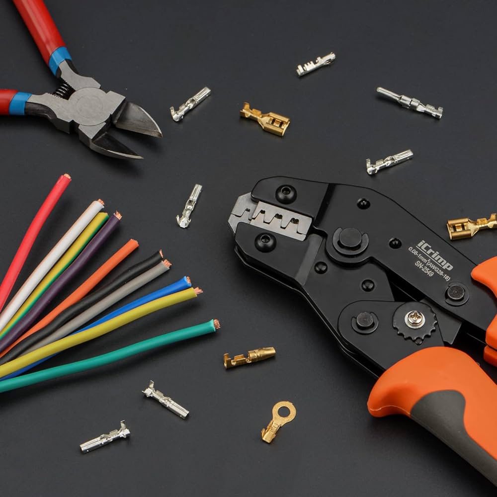 Amazon | iCrimp SN-2549 ラチェットワイヤ圧着工具 JST ZH 1.5mm PH