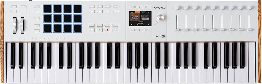 Amazon.com: Arturia KeyLab 61 mk3 White — 61 Key USB MIDI Keyboard