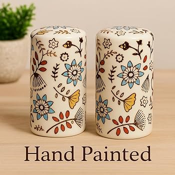 Amazon.com: Country Floral Salt and Pepper Shakers, Unique Flower