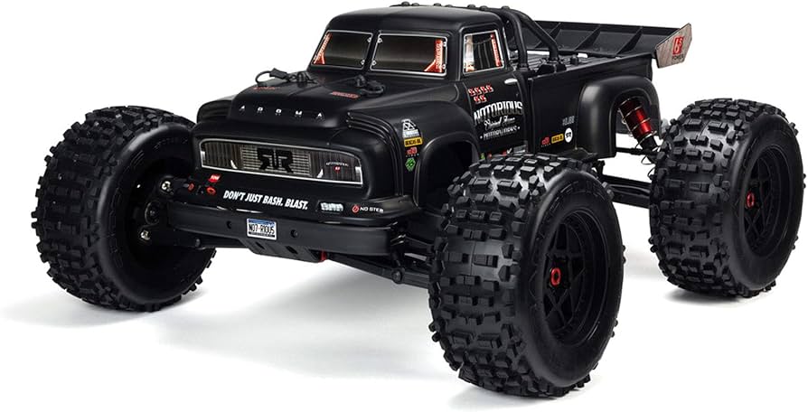 Amazon.com: ARRMA 1/8 Painted Body, Black Real Steel: Notorious 6S