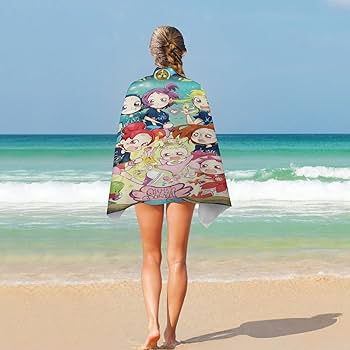 Amazon.co.jp: おジャ魔女どれみ ビーチタオル バスタオル スイム