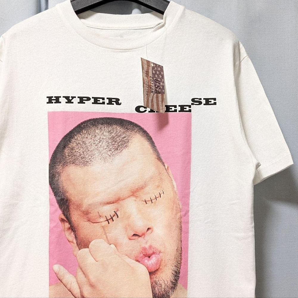 Amazon.co.jp: HYPER CHEESE 野性爆弾くっきー Tシャツ 白M : ホビー