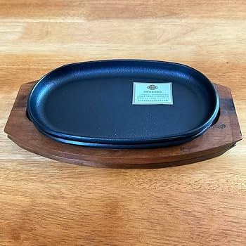 Amazon.co.jp: 南部鉄器 及源鋳造 OIGEN 南部盛栄堂 ステーキ皿 鉄板2