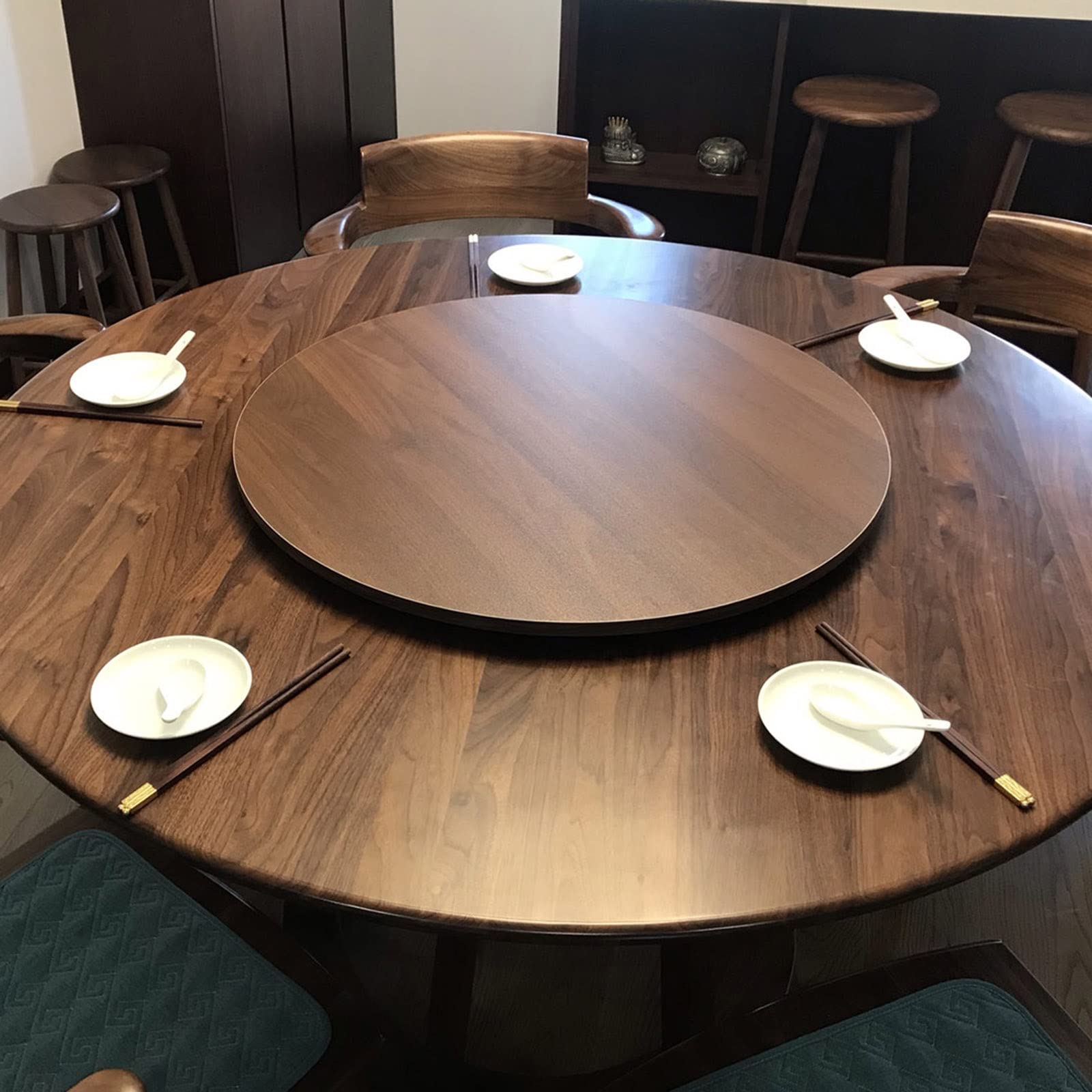 Amazon｜円卓用ターンテーブル 中華テーブル 、 家庭用回転台 丸型