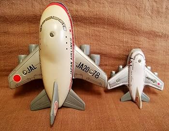 Amazon | レトロ 当時物 日本製 ブリキ 玩具 JAL ジャンボジェット