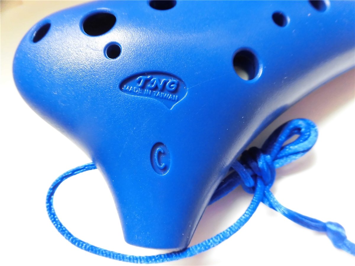 Amazon | TNG オカリナ 楽器 [ 12穴 / アルト/ブルー ] プラスチック C