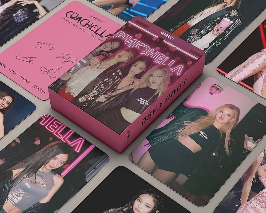 55PCS Blackpink Lomo Photocards 2023 Coachella Blackpink Photo BP