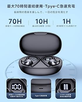 Amazon.co.jp: Zebroy【初登場 ブルートゥースイヤホン 耳掛けイヤホン