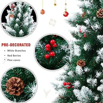 Amazon.co.jp: クリスマスツリー 150cm ヌードツリー 松ぼっくり付き