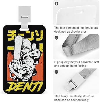 Amazon.co.jp: IDカードホルダー チェンソーマン 名札ケース 社員証