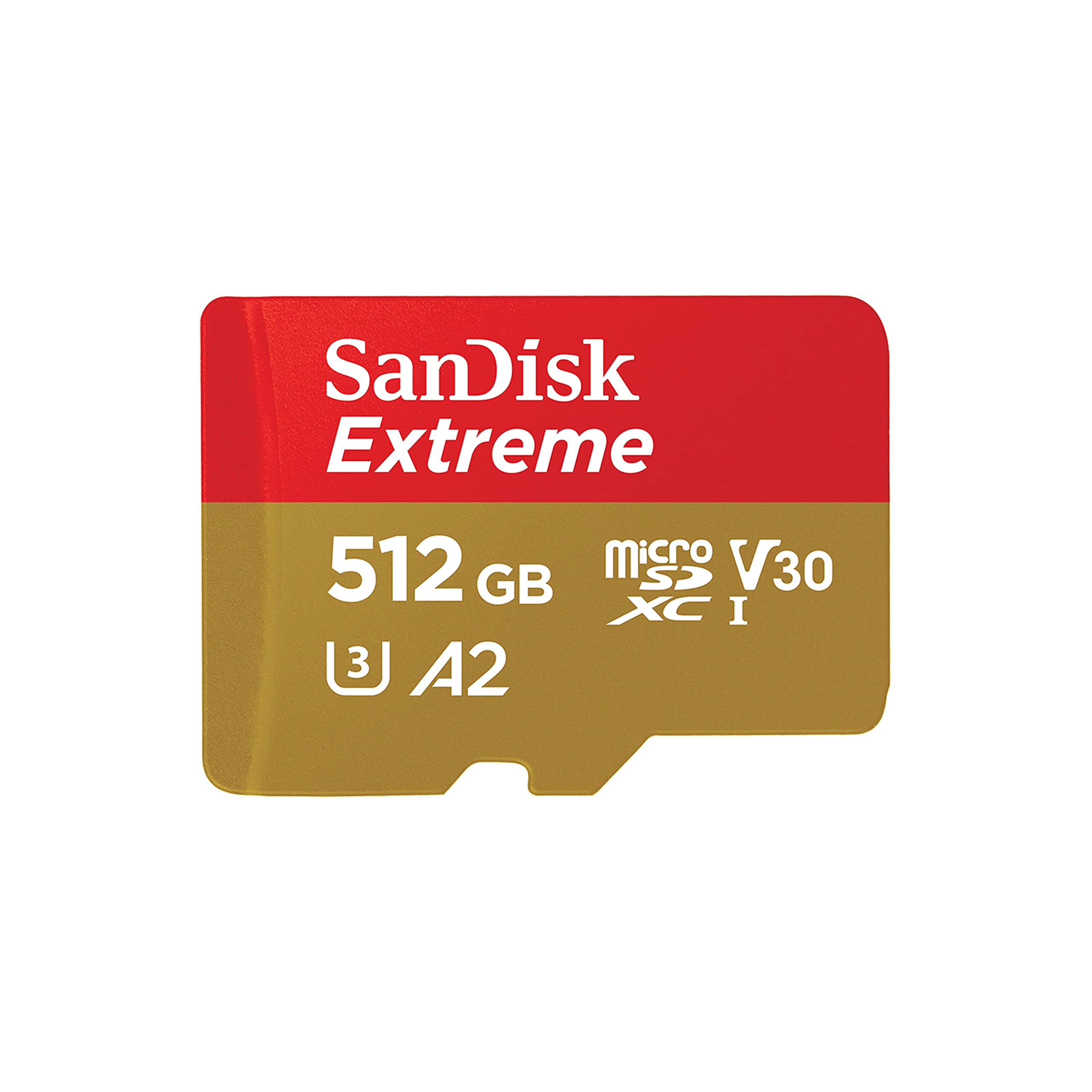 SanDisk 512GB Extreme microSDXC UHS-I Memory Card with Adapter