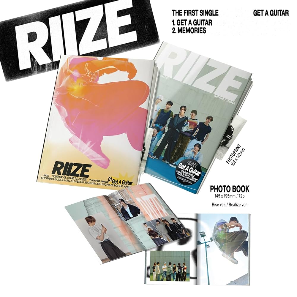 RIIZE - RIIZE - 1st Single Album [Get A Guitar] (REALIZE Ver.) CD