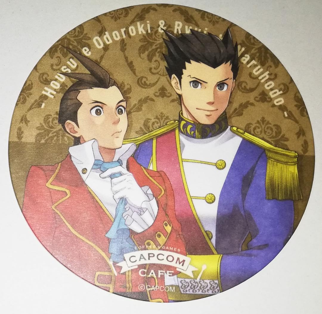 逆転裁判 カフェ 3rd コースター 御剣 成歩堂 逆転裁判 コースター 10