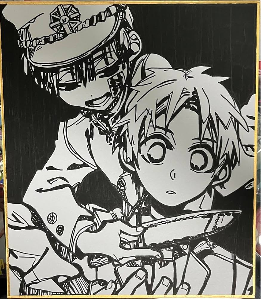 Amazon.co.jp: 地縛少年花子くん 蒼井茜 柚木普(花子くん)色紙