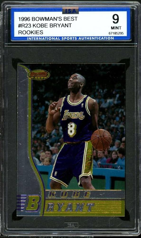 Amazon.com: Kobe Bryant Rookie Card 1996-97 Bowman's Best #r23 ISA