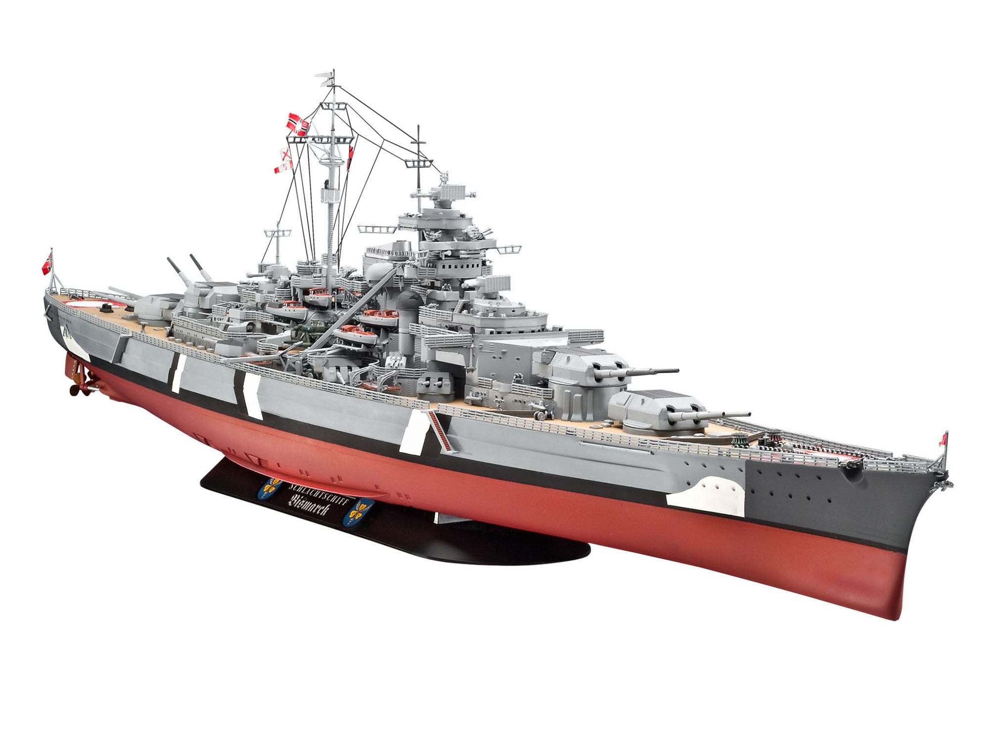 Amazon | ドイツレベル(Revell) 1/350 ドイツ海軍戦艦 ビスマルク