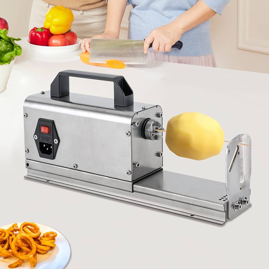 Amazon.com: Electric Potato Slicer Stainless Steel Twisted Potato