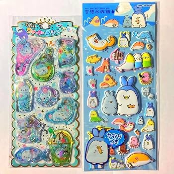 Amazon.co.jp: 平成レトロウォーターシール&香りつきぷくぷくシール