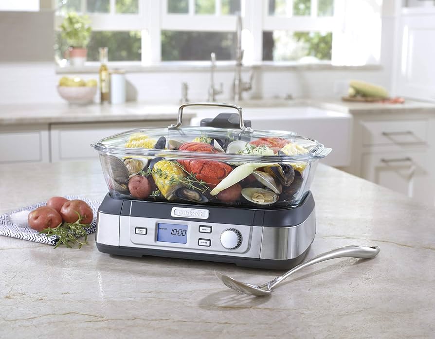 Buy Cuisinart STM-1000 CookFresh Digital Glass Steamer, Stainless