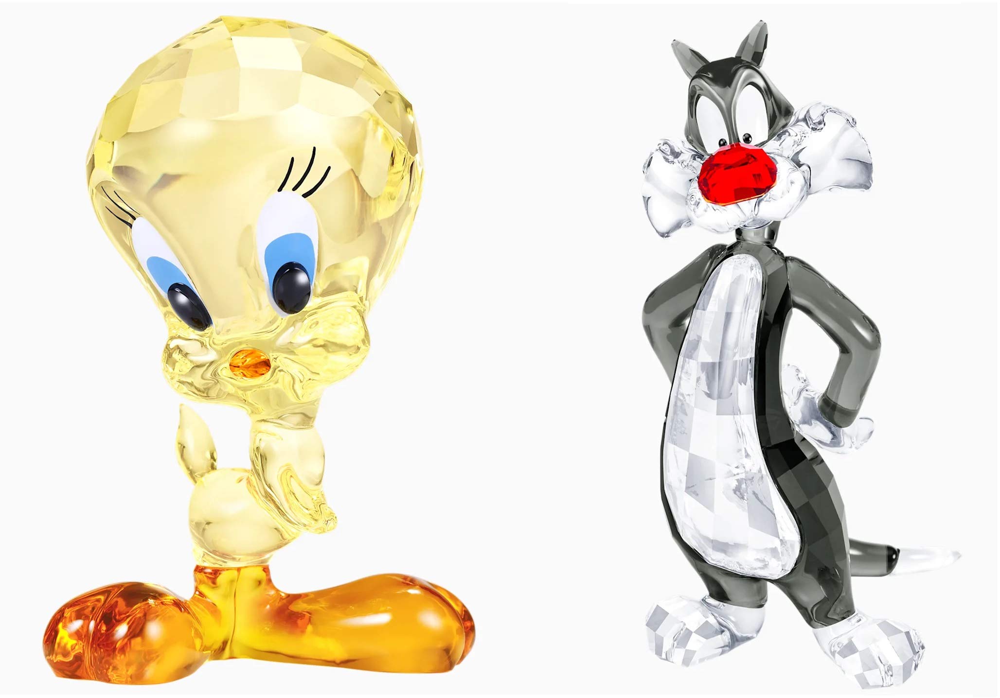 Amazon.com: SWAROVSKI Crystal Set of 2 Looney Tunes Tweety