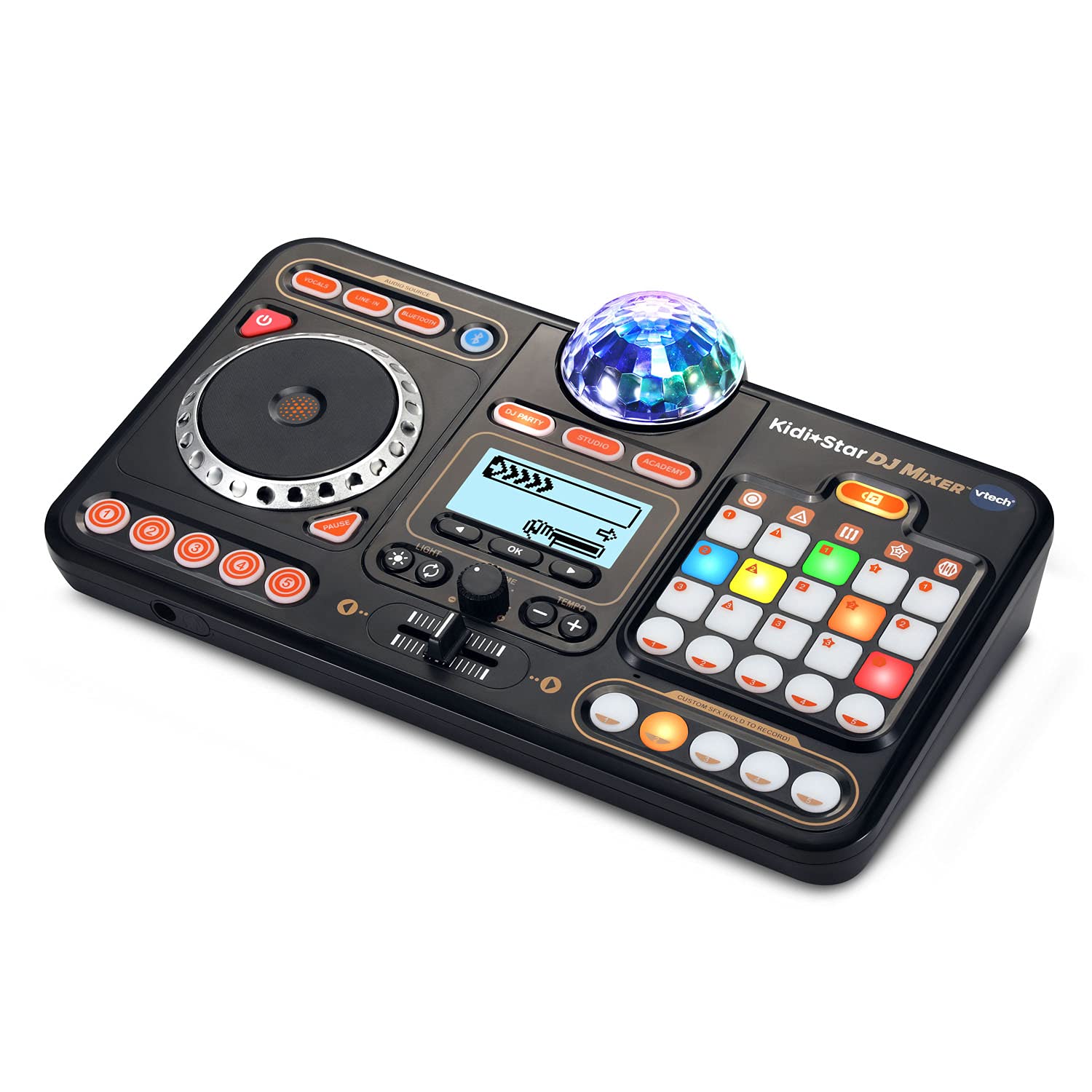 Amazon.co.jp: VTech KidiStar DJミキサー ブラック : 楽器・音響機器