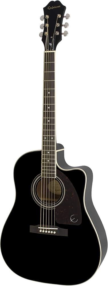 Amazon | Epiphone AJ-220SCE EB(エボニー) エレアコギター