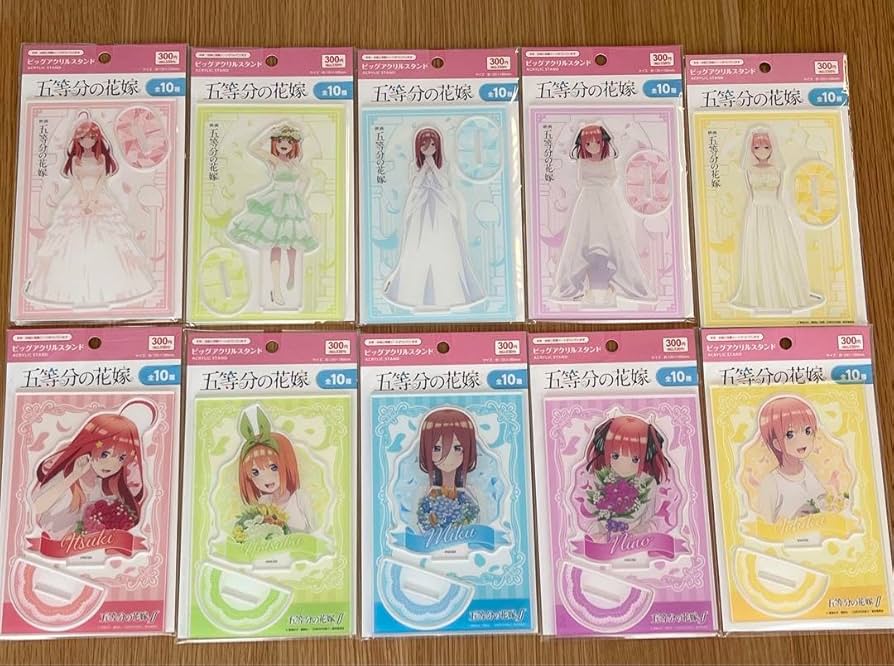 Amazon.co.jp: ダイソー 映画 五等分の花嫁 ビッグアクリルスタンド 全