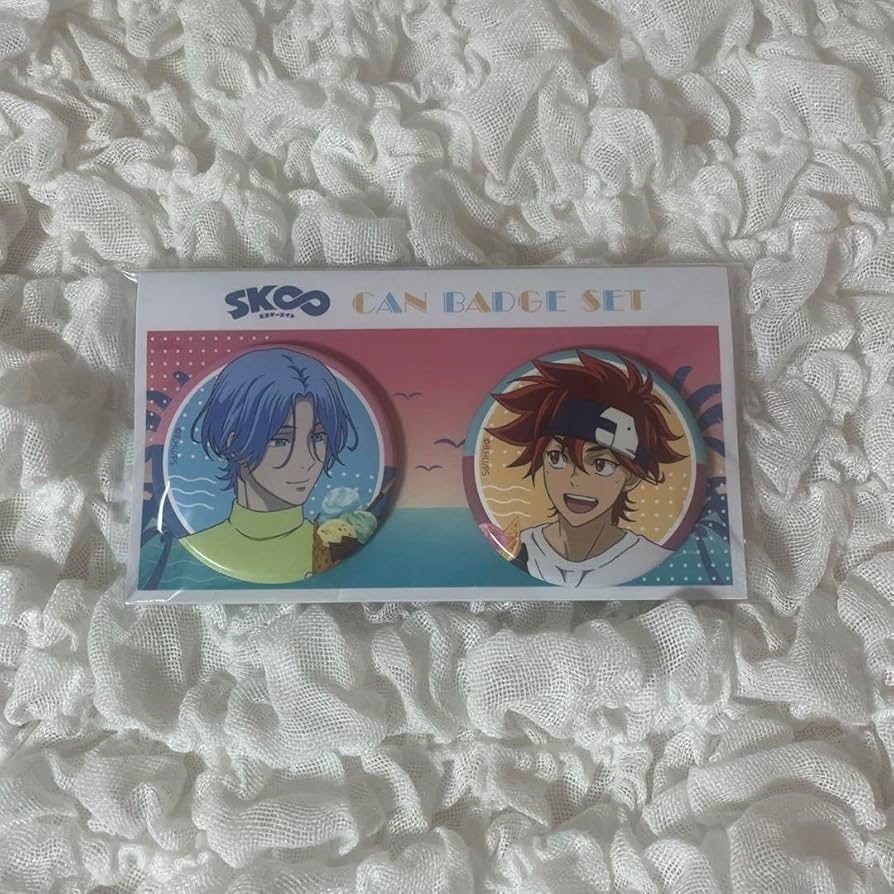 Amazon.co.jp: SK エスケーエイト 缶バッジセット 喜屋武暦 馳河ランガ
