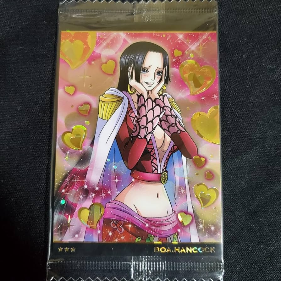 Amazon.co.jp: ワンピースウエハースカード No.7-09 ボアハンコック SR